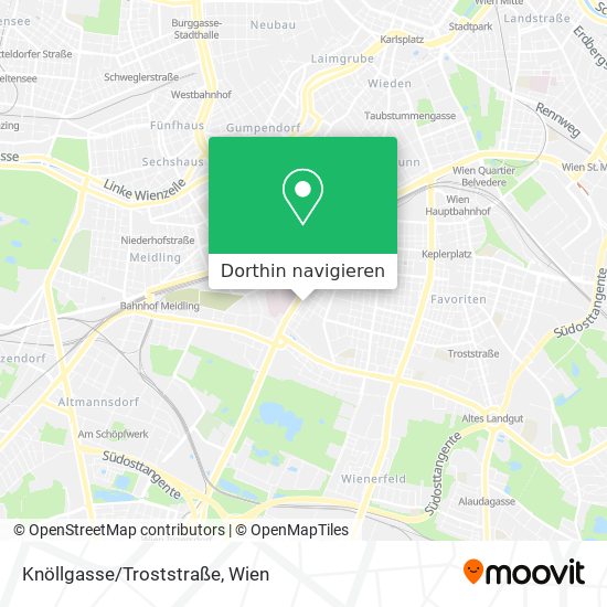 Knöllgasse/Troststraße Karte