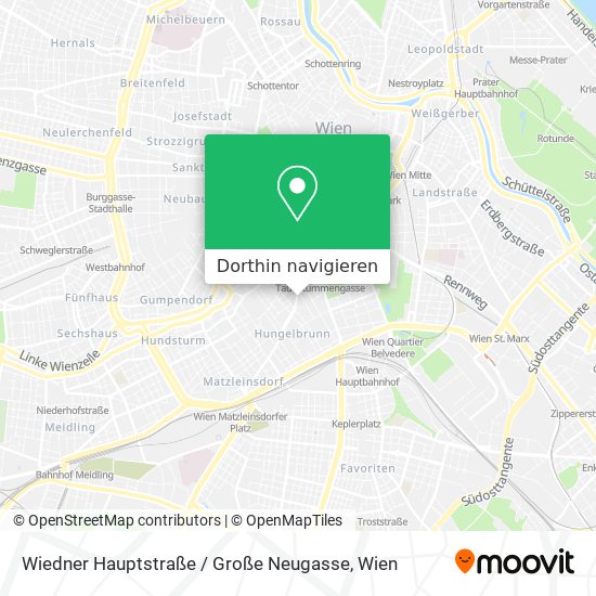 Wiedner Hauptstraße / Große Neugasse Karte