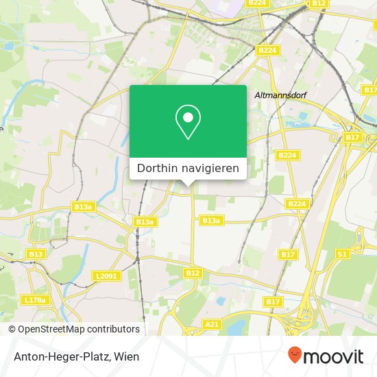 Anton-Heger-Platz Karte