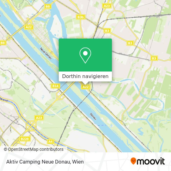 Aktiv Camping Neue Donau Karte