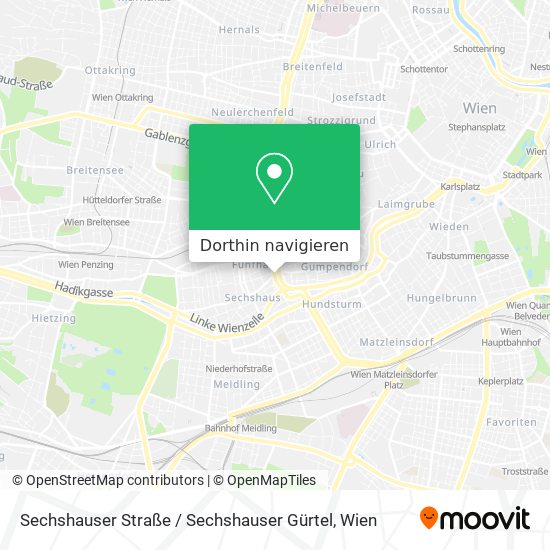 Sechshauser Straße / Sechshauser Gürtel Karte