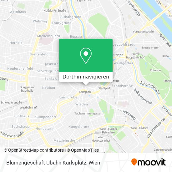 Blumengeschäft Ubahn Karlsplatz Karte