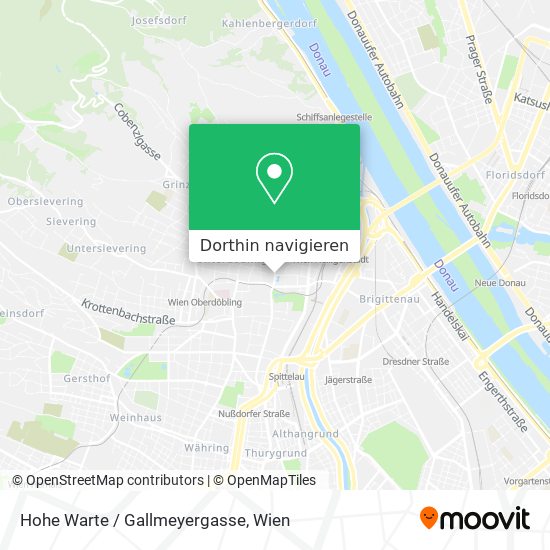 Hohe Warte / Gallmeyergasse Karte