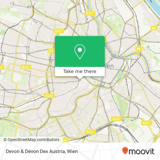 Devon & Devon Dex Austria Karte