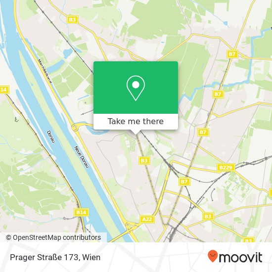 Prager Straße 173 Karte