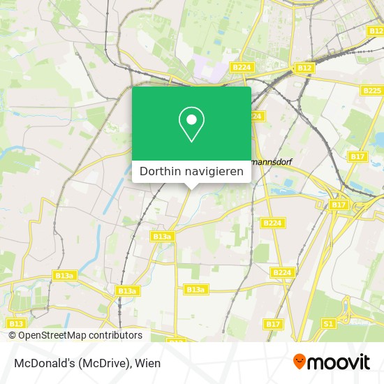 McDonald's (McDrive) Karte