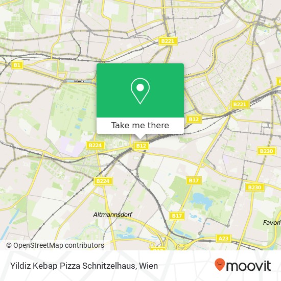 Yildiz Kebap Pizza Schnitzelhaus, Koppreitergasse 4 1120 Wien Karte