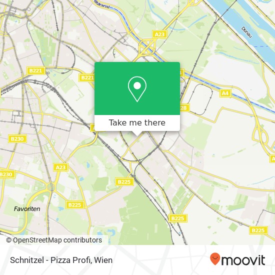 Schnitzel - Pizza Profi, Lorystraße 44 1110 Wien Karte