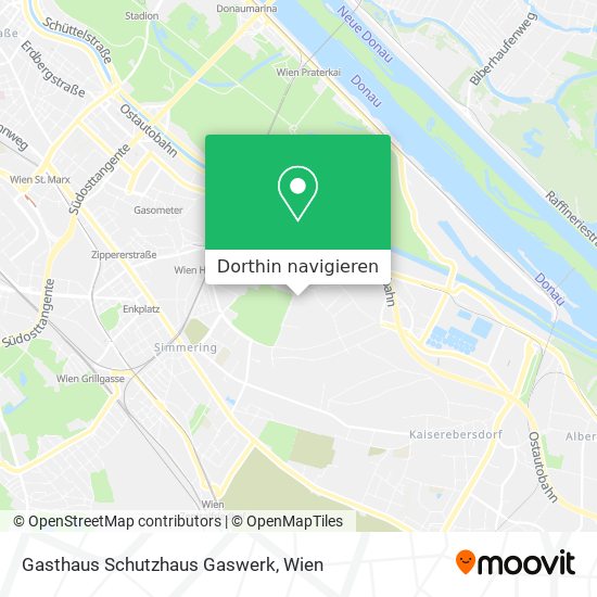 Gasthaus Schutzhaus Gaswerk Karte