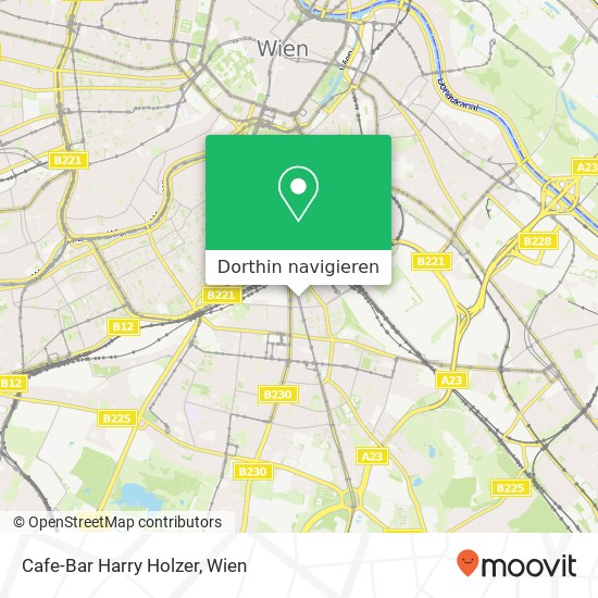 Cafe-Bar Harry Holzer, Columbusplatz 7-8 1100 Wien Karte