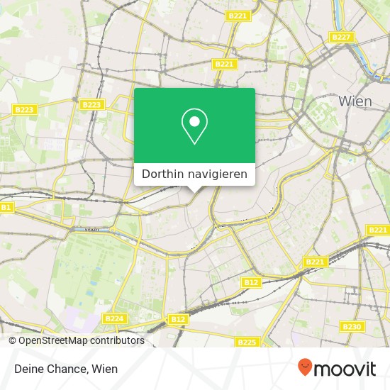 Deine Chance, Mariahilfer Straße 156-158 1150 Wien Karte