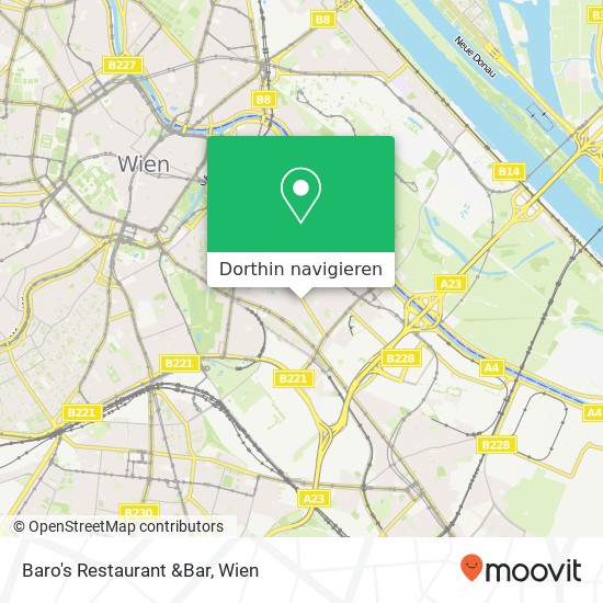 Baro's Restaurant &Bar, Landstraßer Hauptstraße 144 1030 Wien Karte