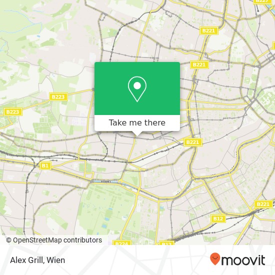 Alex Grill, Meiselstraße 1150 Wien Karte