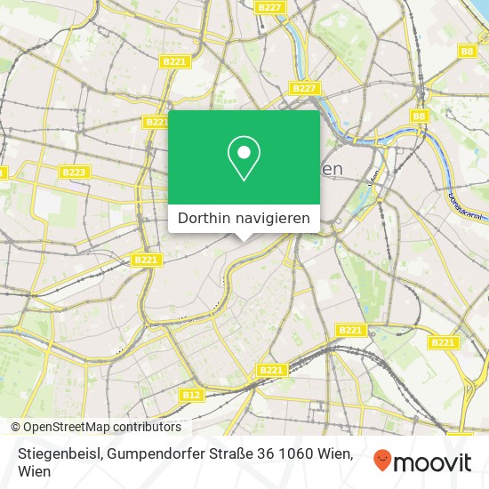 Stiegenbeisl, Gumpendorfer Straße 36 1060 Wien Karte