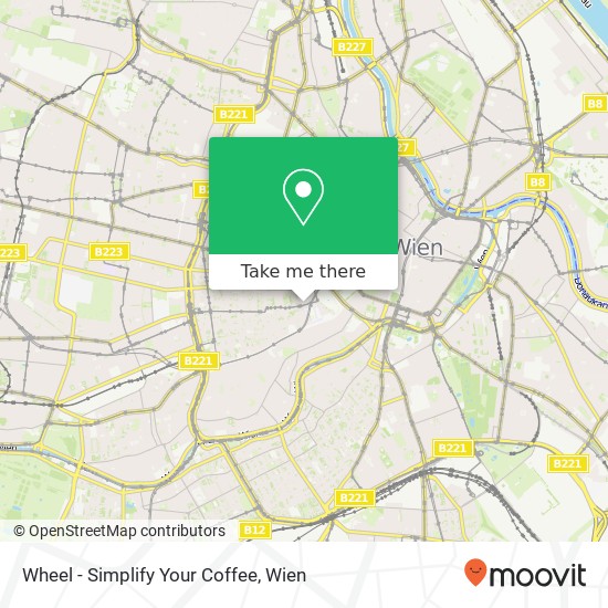 Wheel - Simplify Your Coffee, Siebensterngasse 16a 1070 Wien Karte