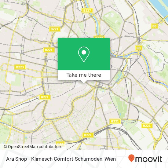 Ara Shop - Klimesch Comfort-Schumoden, Mariahilfer Straße 1b 1060 Wien Karte