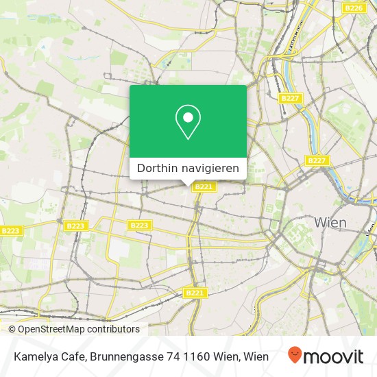 Kamelya Cafe, Brunnengasse 74 1160 Wien Karte