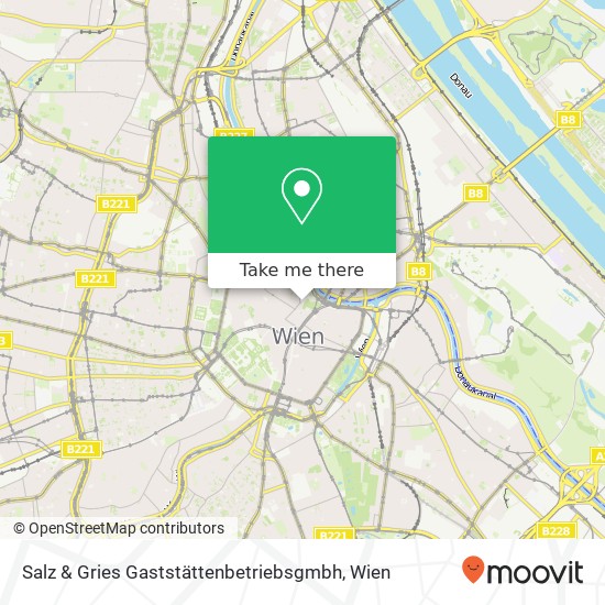 Salz & Gries Gaststättenbetriebsgmbh, Marc-Aurel-Straße 6 1010 Wien Karte