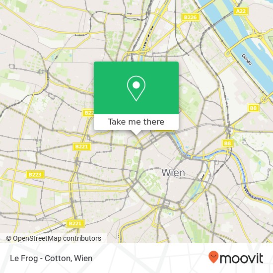 Le Frog - Cotton, Währinger Straße 12 1090 Wien Karte