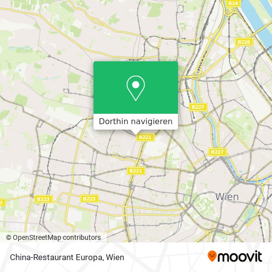 China-Restaurant Europa Karte