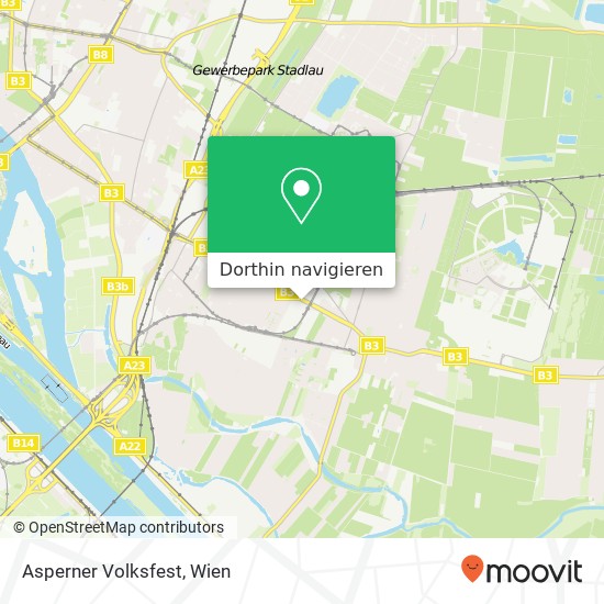 Asperner Volksfest, Erzherzog-Karl-Straße 1220 Wien Karte