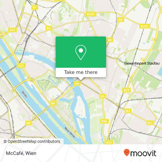 McCafé, Wagramer Straße 54 1220 Wien Karte