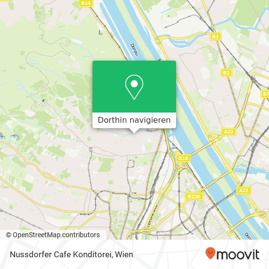 Nussdorfer Cafe Konditorei, Zahnradbahnstraße 1190 Wien Karte