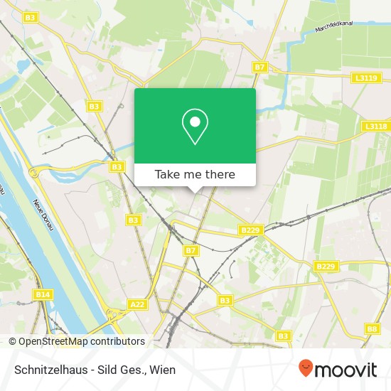 Schnitzelhaus - Sild Ges., Haspingerplatz 1210 Wien Karte