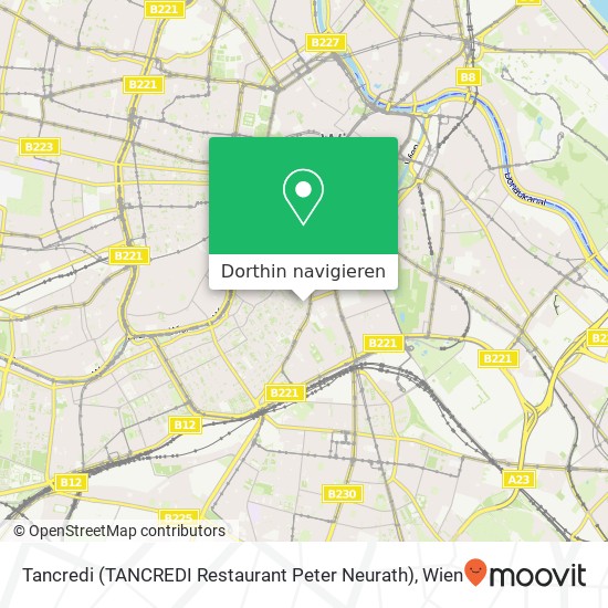 Tancredi (TANCREDI Restaurant Peter Neurath) Karte