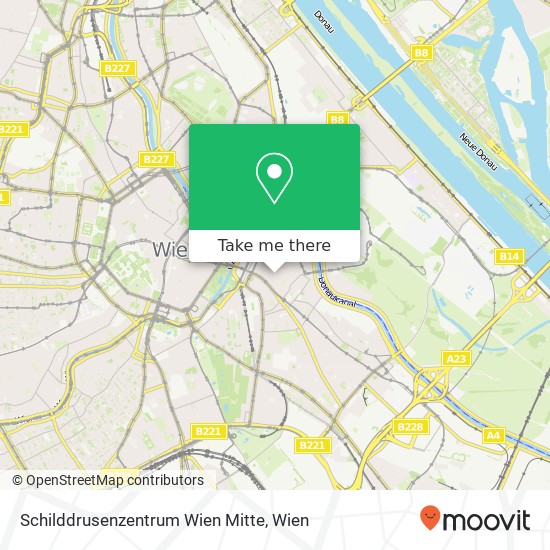 Schilddrusenzentrum Wien Mitte Karte