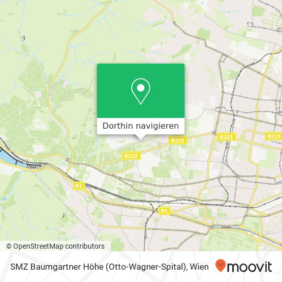SMZ Baumgartner Höhe (Otto-Wagner-Spital) Karte