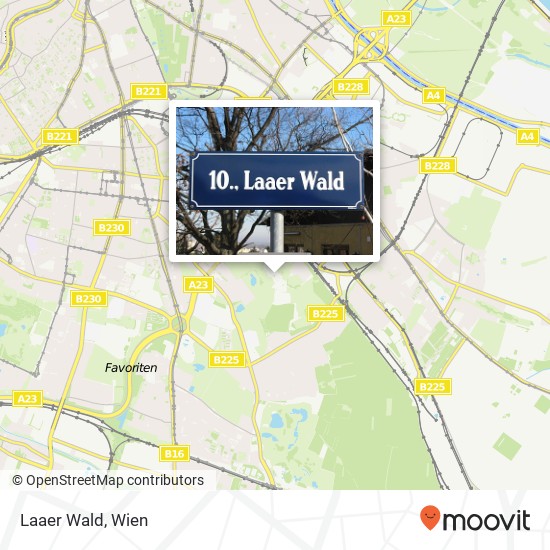 Laaer Wald Karte