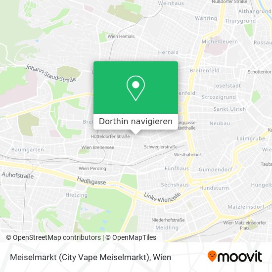 Meiselmarkt (City Vape Meiselmarkt) Karte
