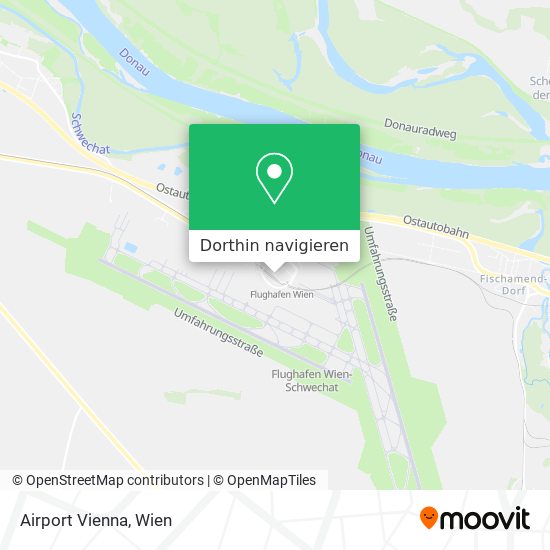 Airport Vienna Karte