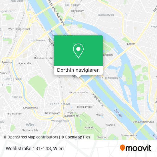 Wehlistraße 131-143 Karte