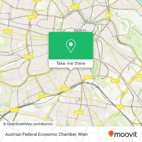 Austrian Federal Economic Chamber Karte