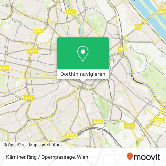 Kärntner Ring / Opernpassage Karte
