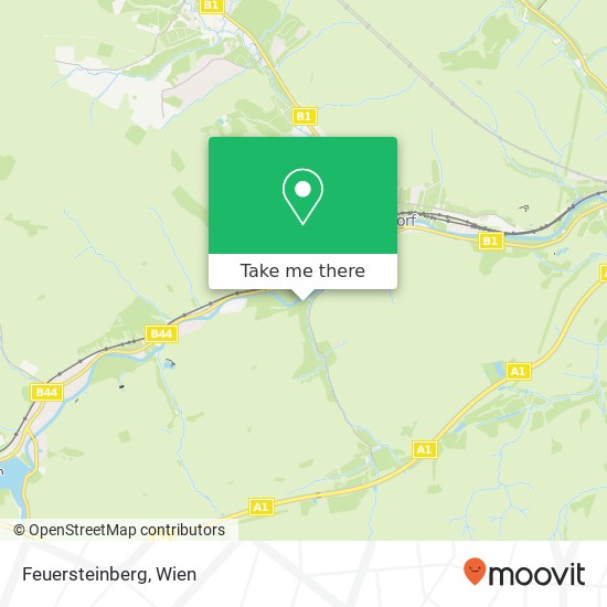 Feuersteinberg Karte