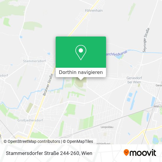 Stammersdorfer Straße 244-260 Karte