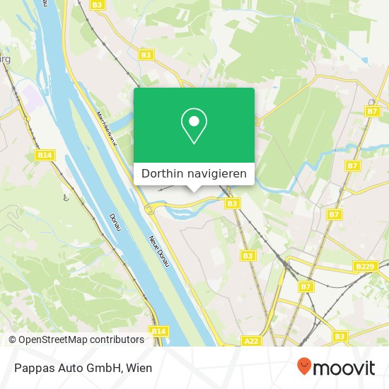 Pappas Auto GmbH Karte
