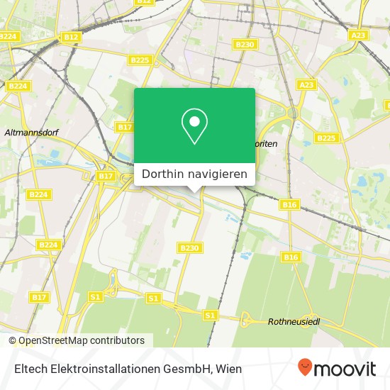 Eltech Elektroinstallationen GesmbH Karte