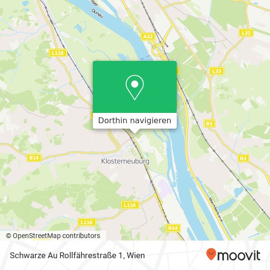Schwarze Au Rollfährestraße 1 Karte