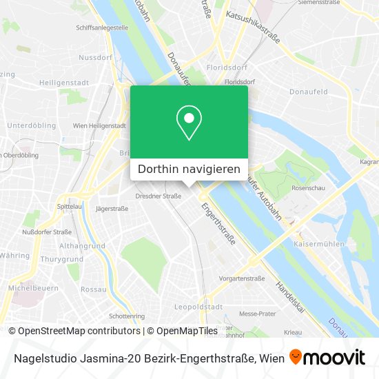Nagelstudio Jasmina-20 Bezirk-Engerthstraße Karte
