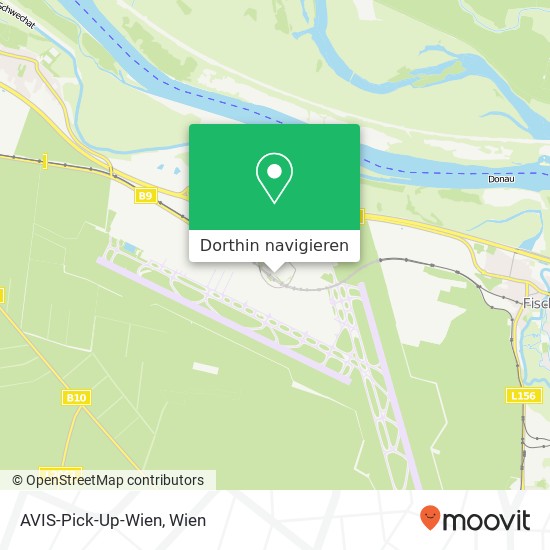 AVIS-Pick-Up-Wien Karte