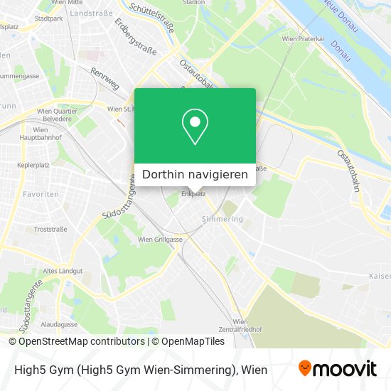 High5 Gym (High5 Gym Wien-Simmering) Karte