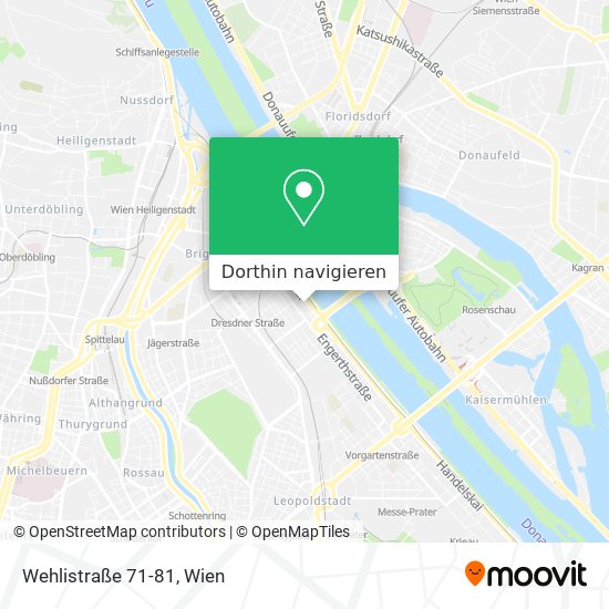 Wehlistraße 71-81 Karte