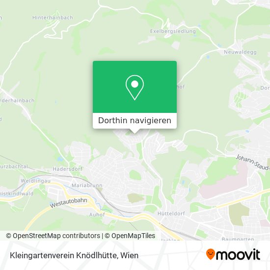 Kleingartenverein Knödlhütte Karte