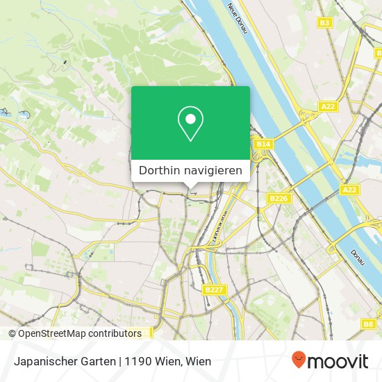 Japanischer Garten | 1190 Wien Karte