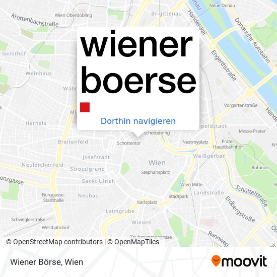 Wiener Börse Karte