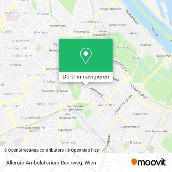 Allergie-Ambulatorium Rennweg Karte